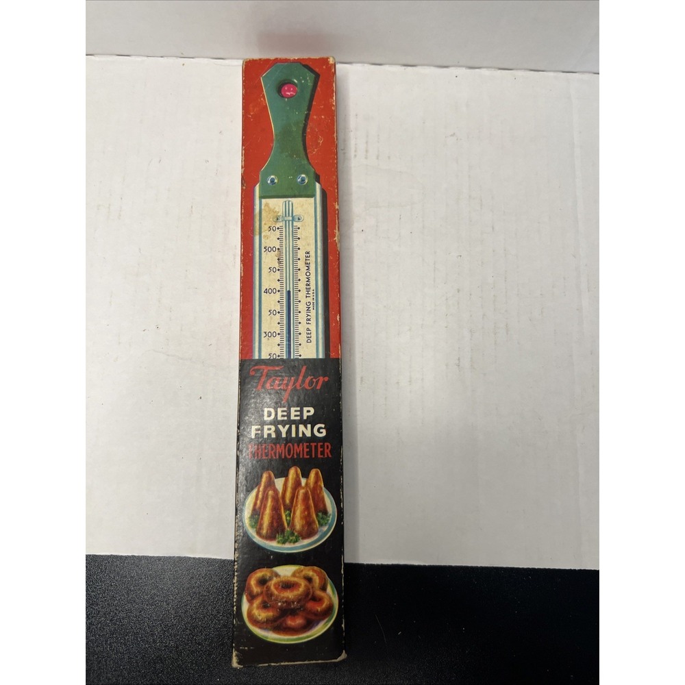 Vintage TAYLOR Candy Thermometer Made in USA Original Box (Bx 10)